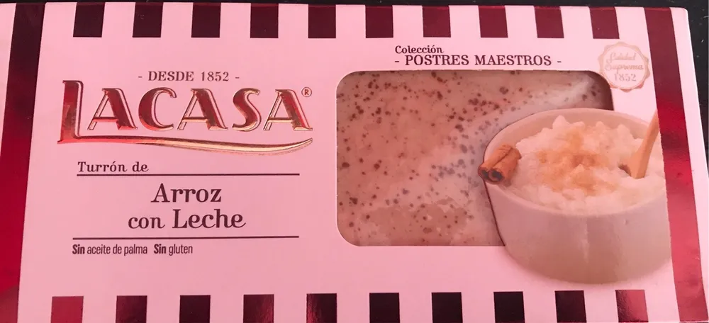 Turrón de arroz con leche