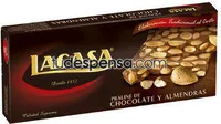 Lacasa Turrón De Chocolate y Almendras