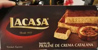 Turrón de praliné crema catalana