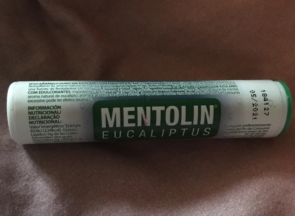 Mentolin Eucalyptus sans sucre