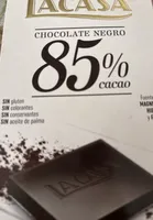 Chocolate negro 85% cacao
