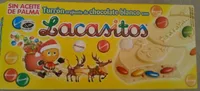 Turrón crujiente de chocolate blanco con Lascasitos