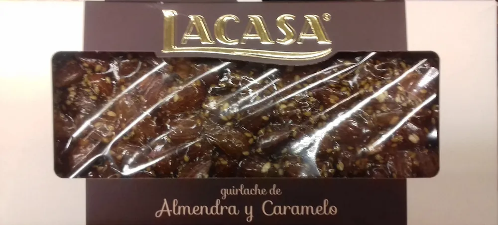 Guirlache de almendra y caramelo