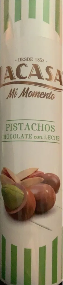 Pistachos chocolate con leche