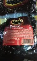 Fresa con chocolate 70% cacao