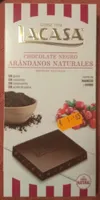 Chocolate negro Arándanos naturales