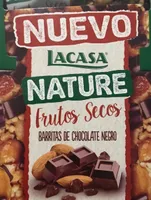 Nature barritas chocolate negro y frutos secos