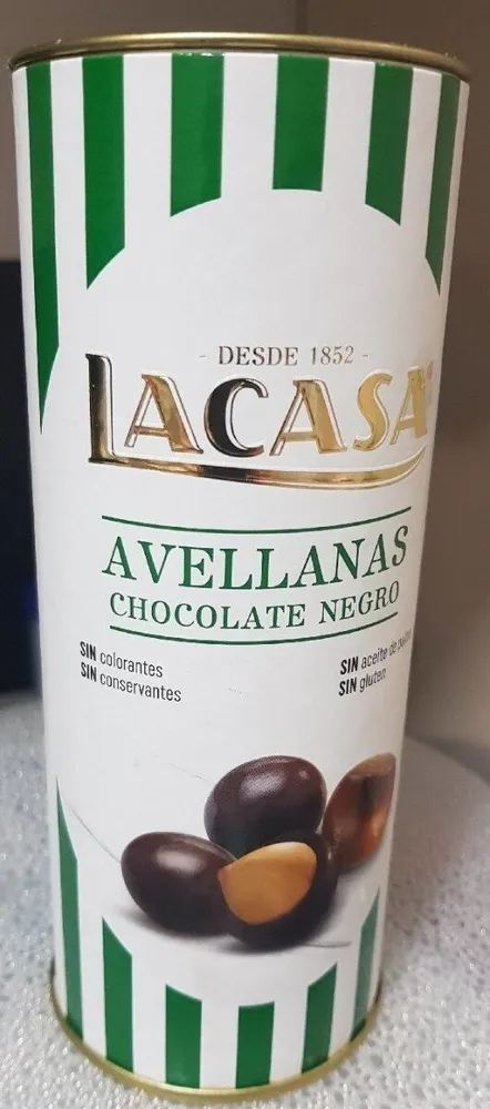 Avellanas de chocolate negro