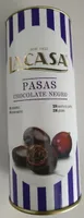 Pasas con chocolate negro
