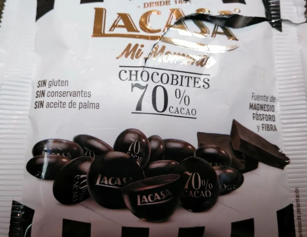 Mi Momento chocobites 70%cacao