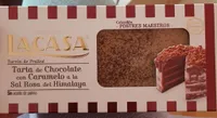 Turrón de praliné tarta de chocolate con caramelo a la sal rosa del Himalaya