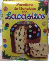Panettone de chocolate con lacasitos
