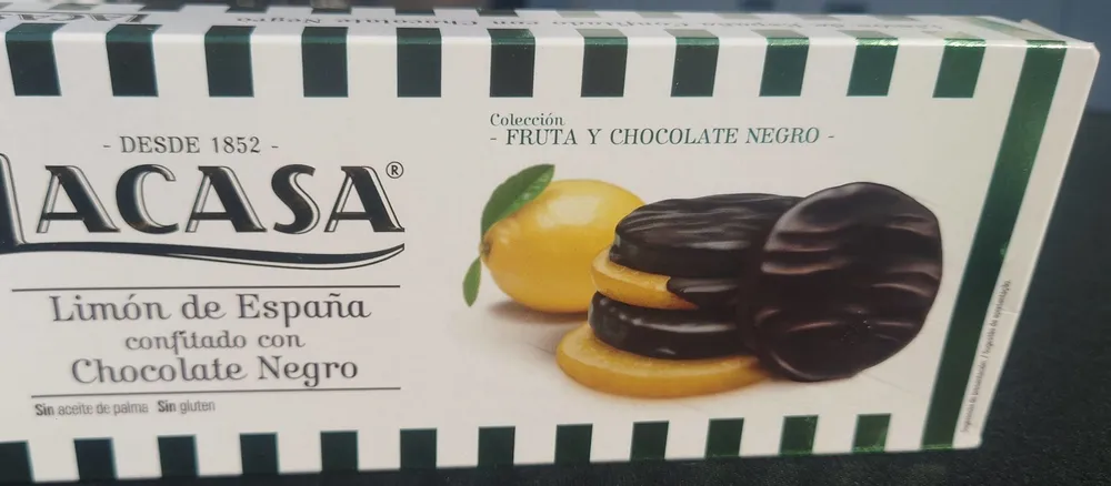 Limon y chocolate negro