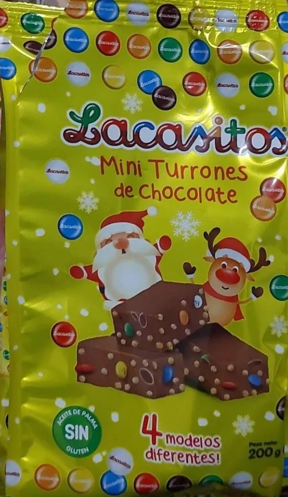 Mini Turrones de chocolate