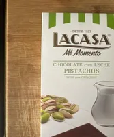 Chocolate de leite com pistácios