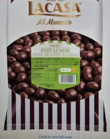 Pistachos crema de leche al cacao
