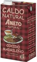 Caldo natural cocido madrileño