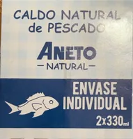 Caldo natural de pescado 330mlx2