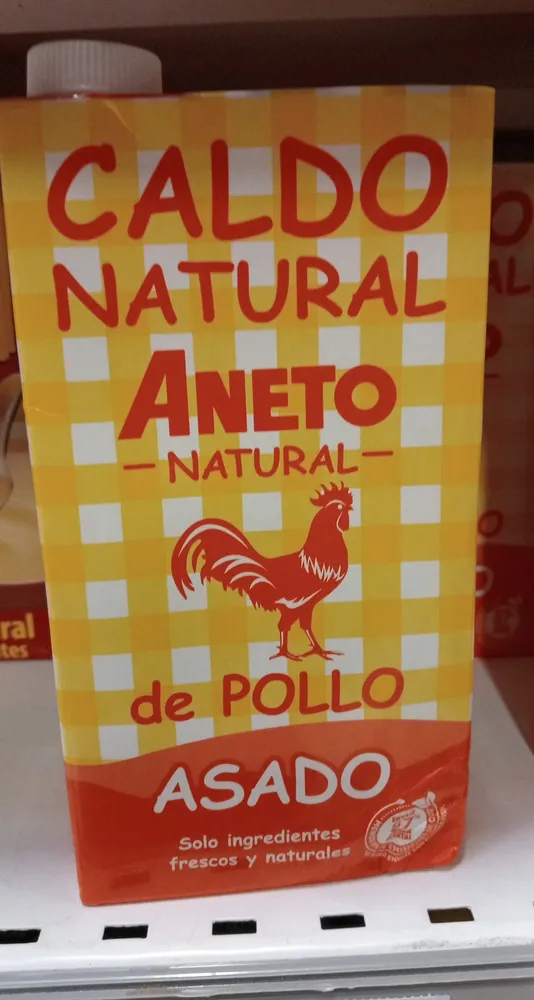 CALDO NATURAL POLLO ASADO ANETO