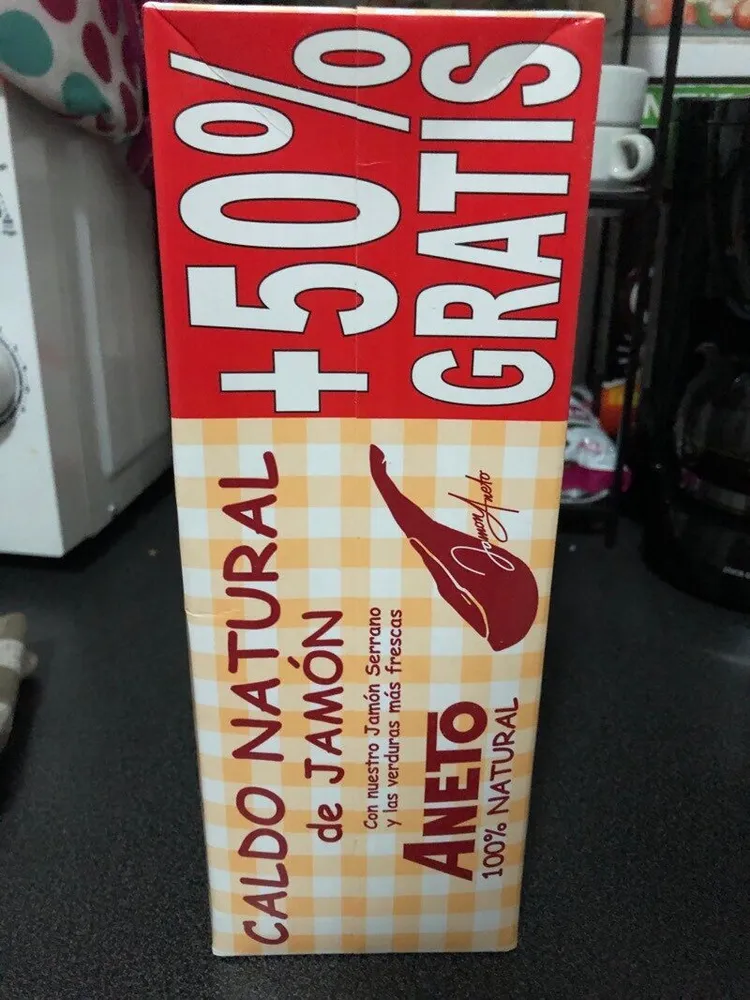 Caldo natural Aneto de jamón