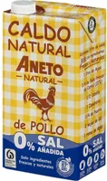 Caldo de pollo natural 0% sal añadida envase 1 l