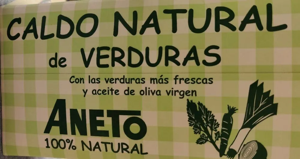 Caldo natural de verduras