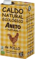 Caldo de pollo ecológico