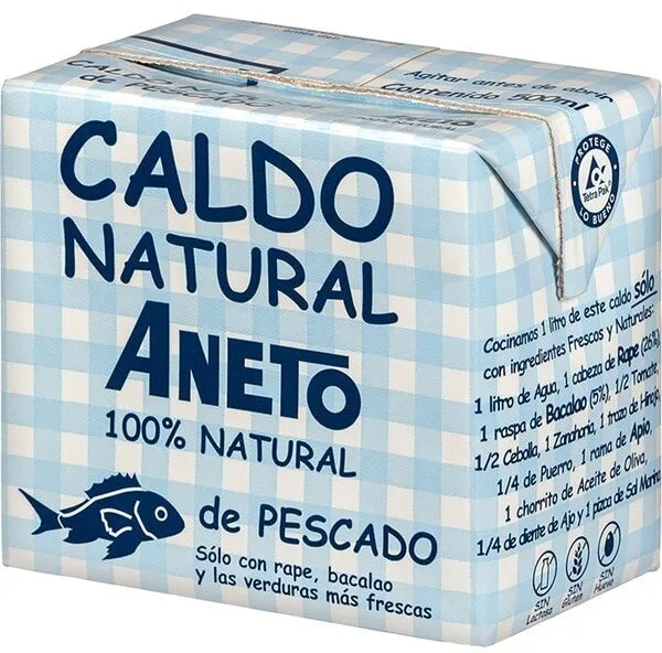 Caldo de pescado 100% natural envase 500 ml