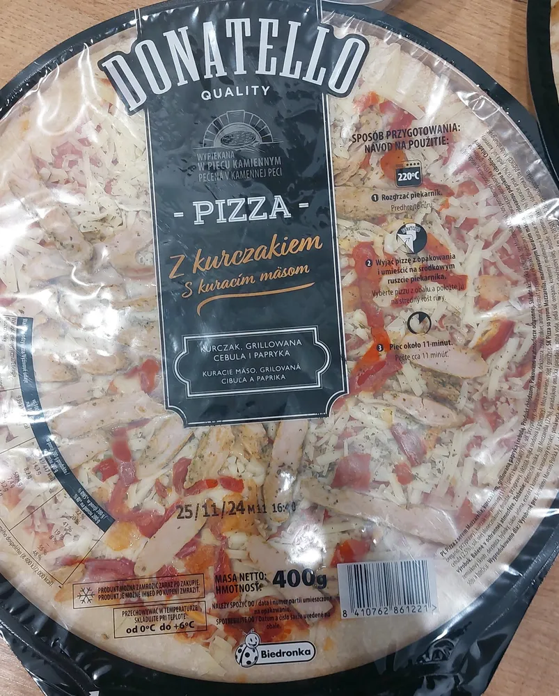 Pizza z kurczakiem