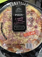 Pizza z szynką i serem
