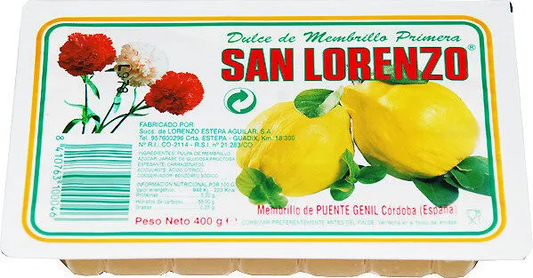 Dulce de membrillo tarrina