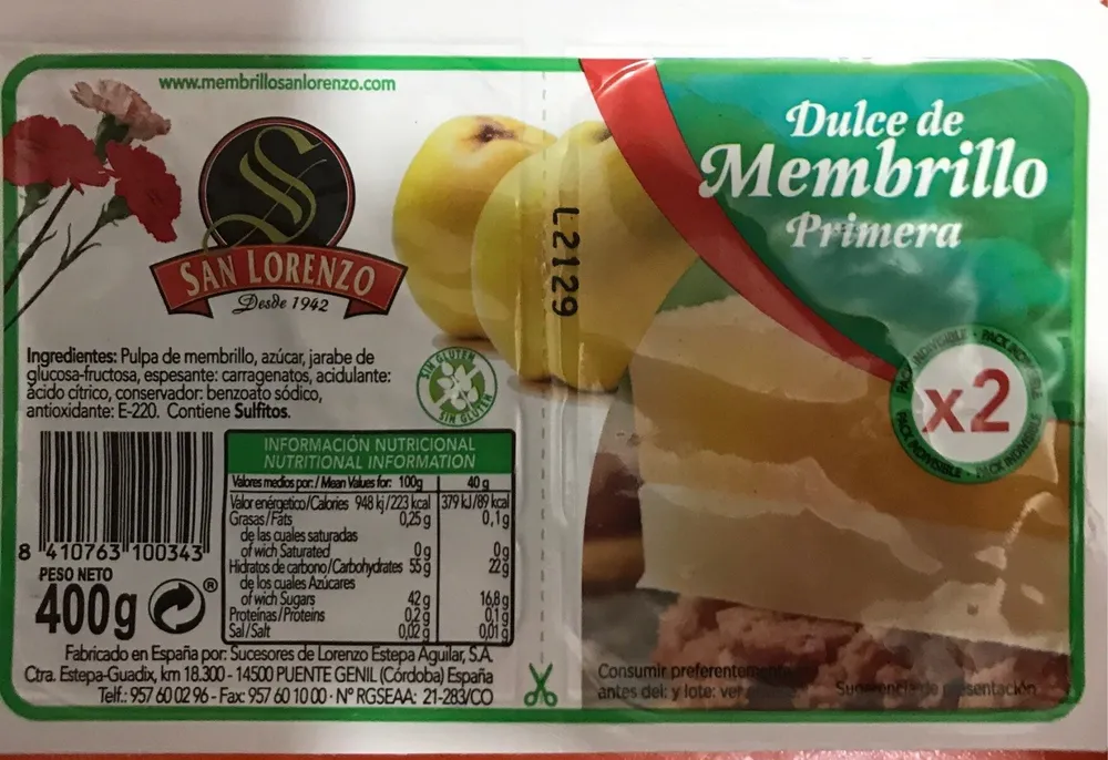 Dulce de membrillo