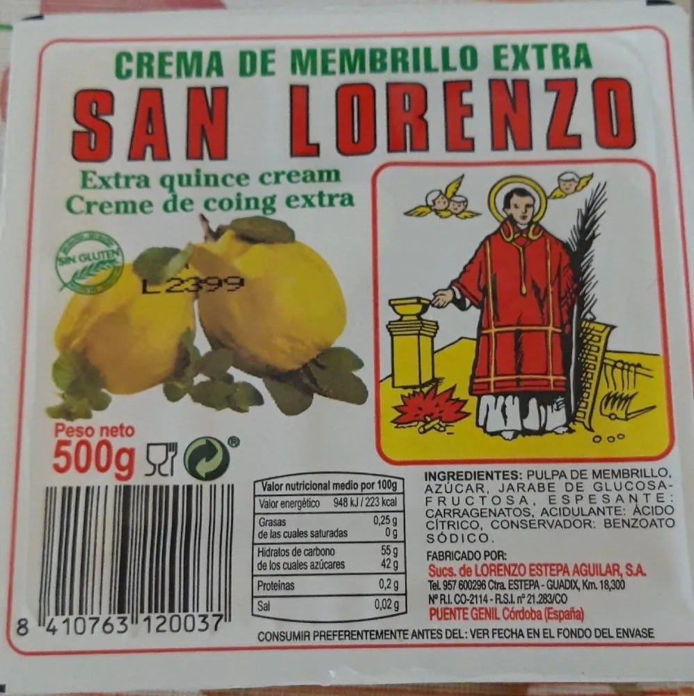Crema de membrillo extra
