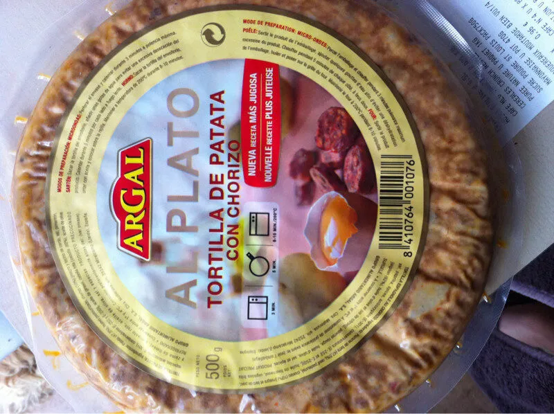 Tortilla De Patata Con Chorizo