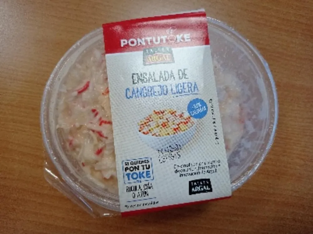 Ensalada de cangrejo ligera
