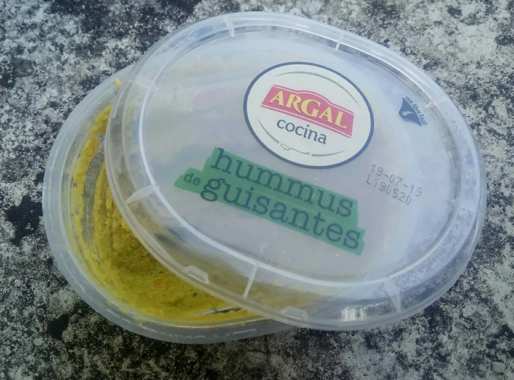 hummus de guisantes