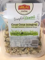 Cous Cous integral amb cigrons i Quinoa vermella