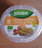 Untable vegetal de papaya y curry
