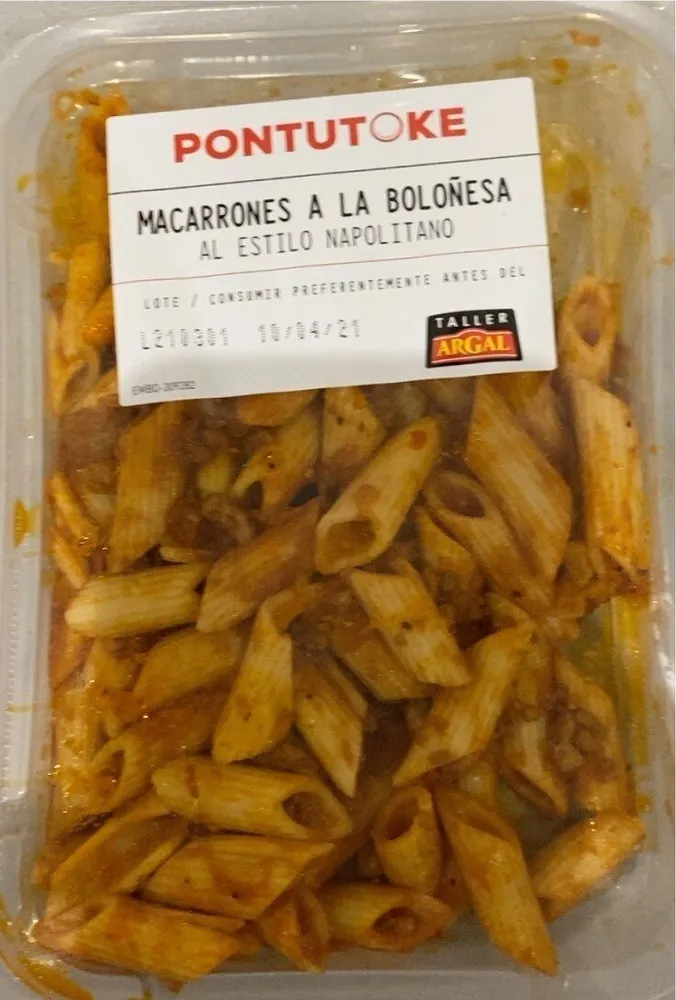 Macarrones a la Boloñesa