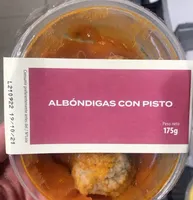 Albondigas con pisto