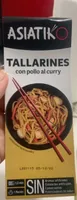 Tallarines con pollo al curry