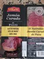 Jamón curado de pavo
