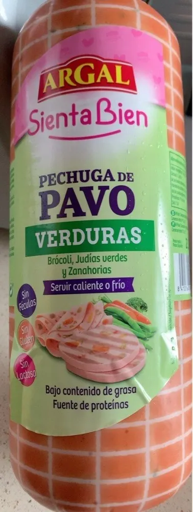 Pechuga de pavo con verduras