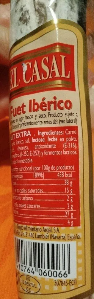 Fuet ibérico El Casal