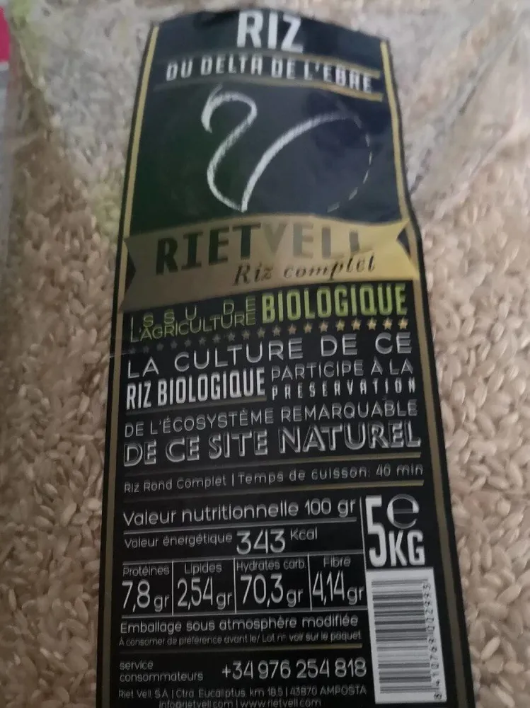Riz du delta de l Ebre