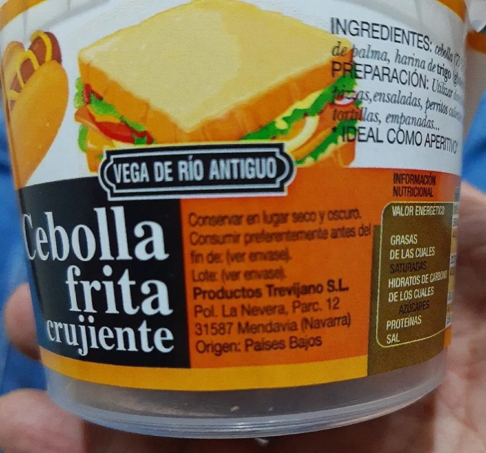 Cebolla frita crujiente