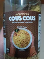 MOROCCAN COUS COUS WITH DEHYDRATED VEGETABLES