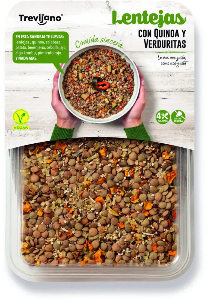 Lentejas con Quinoa y Verduritas
