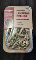 Lenteja beluga con mijo y shiitake
