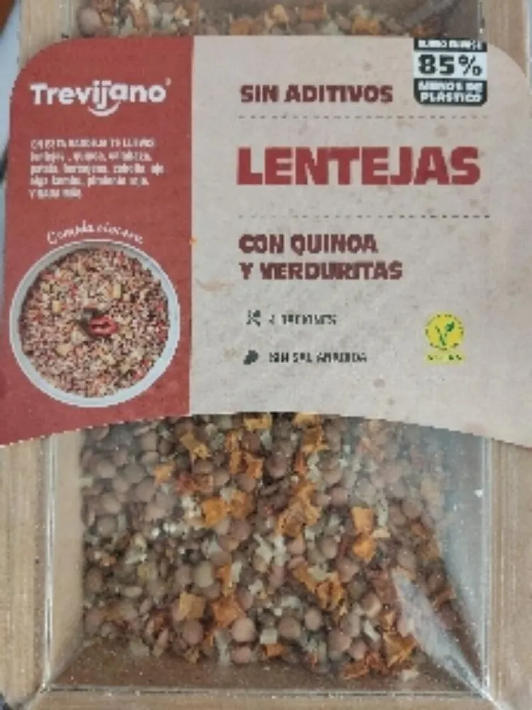 Lentejas con quinoa y verduritas